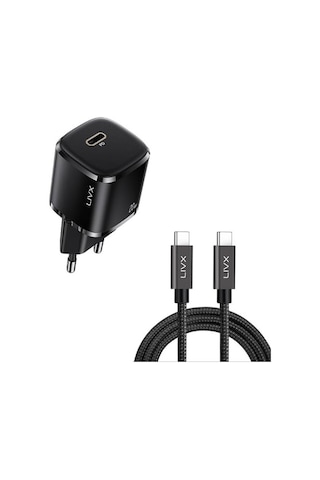 Usb-c Mini Pd Hızlı Şarj Cihazı Güç Adaptörü Ve 50 Cm Hızlı Şarj Ve Data Kablosu L23 - Tct-50 Diğer