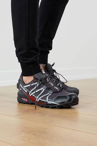 Rahat Kalıp Şeritli Lastik Bağcıklı Erkek Füme Beyaz Trekking Ayakkabı Tb160-0 Füme Beyaz