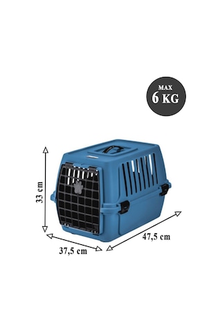 Pribor Kedi Köpek Evcil Hayvan Taşıma Çantası 47,5 X 33,5 X 33 Cm Lacivert