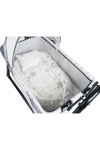 Btrend Babynest Yatak Ve Yastık+sallanır Sepet Beşik 2 Li Set-bej Bej