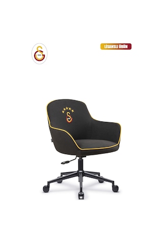 Fanchair X Galatasaray Icon Siyah Kumaş Çalışma Koltuğu-81