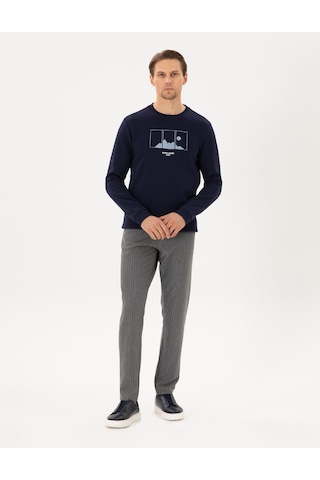 Pierre Cardin Erkek Antrasit Melanj Eşofman Altı 50290701-vr081 Antrasit Melanj