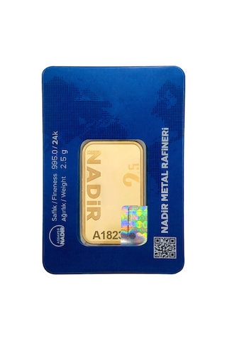 2.5 Gr 24 Ayar Nadir Gram Altın