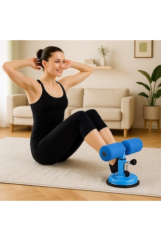 Vantuzlu Mekik Çekme Spor Aleti Karın Ve Ev Egzersizi Fitness Aparatı