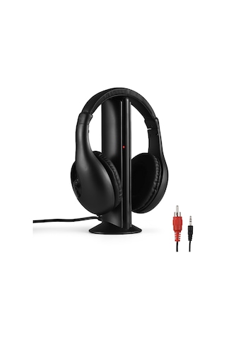 Padalink Tv İçin Kablosuz Kulaklık Seti - Fm Transmitterlı, Fiber Optik/koaksiyel Portlu, Fm Radyo Desteği, 98ft Alım Mesafesi