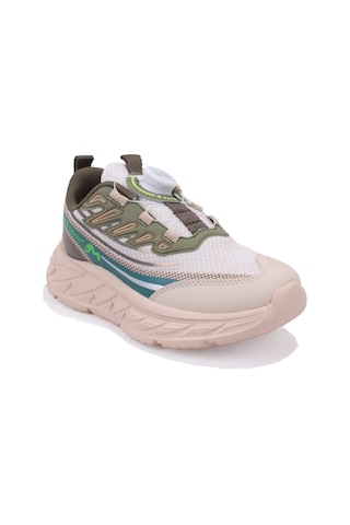 Marco Kids 05-26y518 Bej Yeşil Ortopedik Günlük Erkek Çocuk Spor Ayakkabı Bej