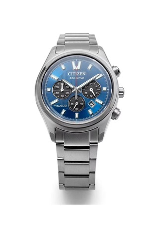 Citizen Super Titanium Eco-drive 40 Mm Quartz Saat Ca4750-51l Mavi