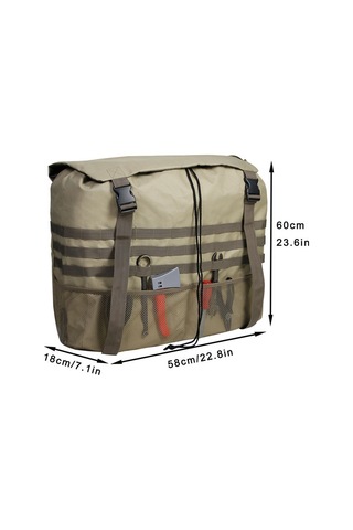 Açık Kamp Off-road Araç Yedek Lastik Aracı Çeşitli Saklama Çantası, Renk: Siyah