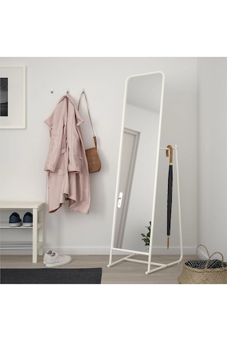 Ikea Beyaz Modern Ayna - Ayaklı Boy Aynası
