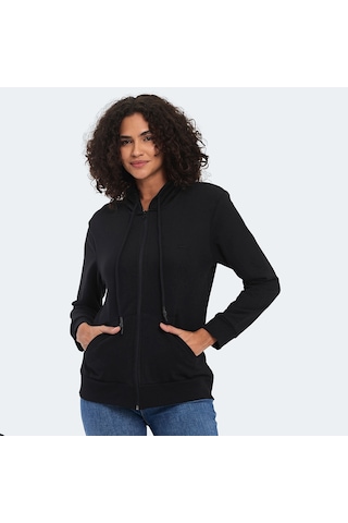 Slazenger KOLLEEN I Kadın Sweatshirt Siyah