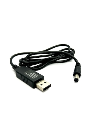 Usb Dc Dönüştürme Kablosu 5v 12v Voltaj Yükseltme Kablosu 5.5x2.5