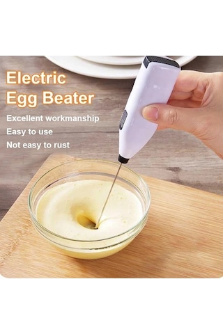 Ulzyvf Yumurta Taşınabilir Süt Mutfak Mini Mikseri Mavi Mavi Makinesi Köpürtücü Köpürtücü Karıştırıcı Kahve El Çırpma Çırpıcı Cappuccino Blender Aracı Adet 1 Fx Mavi