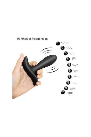 Red Fox Mujer Şarjlı Kablosuz Kumandalı Güçlü Titreşimli Anal Plug Vibratör