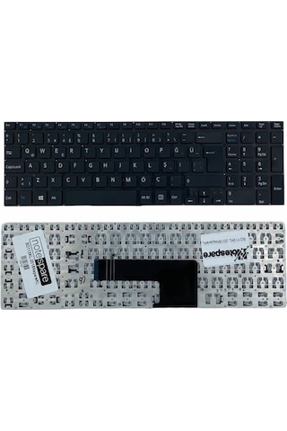 Sony Uyumlu Vaio Fit Svf15, Svf-15, Svf152, Svf153 Klavye Tr Siyah