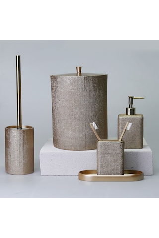 Linen Banyo Seti Vizon