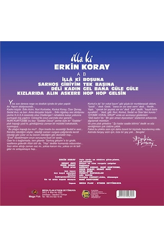 Erkin Koray İlla Ki Plak