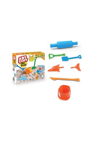 Art Sand Plaj Kum Seti 500 Gr. - Oyun Kumu Seti - Kinetik Kum Seti - Natural Kum - Doğal Kum Renkli