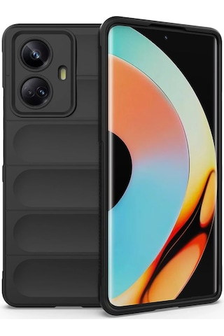 Newface - 112 - Realme 10 Pro 5g Kılıf Optimum Silikon - Csmo-tex - - Siyah Sıyah