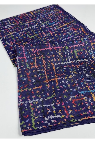 Lop Soft Pamuk Eşarp-06305 Lacivert