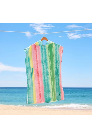 Dock And Bay Uv Korumalı Yetişkin Panço Design L Watermelon Sugar Çok Renkli