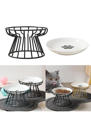 Homyl Kediler Ve Köpekler Için Seramik Yükseltilmiş Hayvan