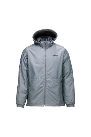 Erkek Kapitone Kapüşonlu Içi Peluşlu Gri Mont 001