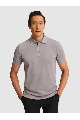 Cacharel Erkek Koyu Gri Tişört Basic 50320657-vr080