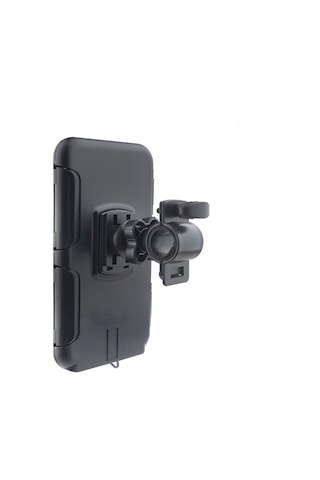 Teknonet Pfs-bk Bisiklet-motosiklet 360 Dönerli Telefon Tutucu - Siyah Siyah