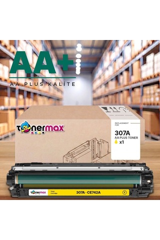 Hp 307a Ce742a Sarı Uyumlu Toner Aa Plus / Color Laserjet Cp5225 / Cp5225n / Cp5225dn