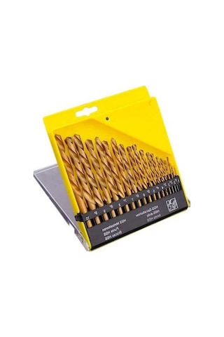 Pazly 19 Adet Hss Vidalı Matkap Uçları Seti - İnce Metal, Ahşap Ve Plastikler İçin - Reedark, Titanyum Kaplama, Pratik Saklama Kutusu