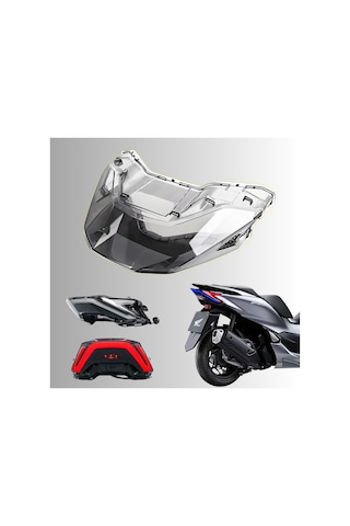 Honda Pcx Füme Stop Lambası Camı 2021-2024 Modellere Tam Uyumlu Modifiye Füme Stop Cam Füme