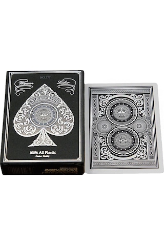 Jumbo Pvc Su Geçirmez İskambil Blackjack Oyun Kağıdı Cin885s