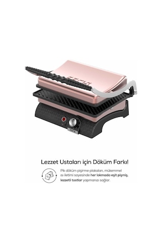 Feris FT3011 1800 W 12 Dilim Sanayi Döküm Tipi Tost Makinesi