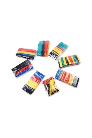 530 Parça Makaron Kablo Yalıtım Isı Daralan Kablo Tamir Seti