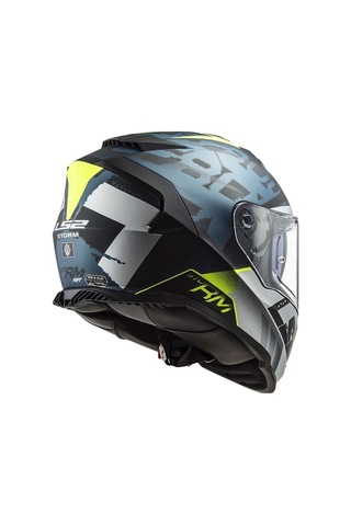 Ls2 Storm Sprınter Gri Cobalt Mat Siyah Kask