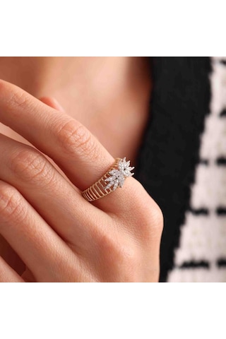 Parla Design Altın Yüzük T12895 Renkli