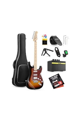 Donner Dst-152 Full-size St Elektro Gitar Seti Sunburst