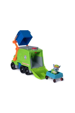 Spm-6071248 Paw Patrol Rocky İle Crush N Roll Geri Dönüşüm Kamyonu Paw Patrol