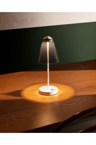 Madame Coco Katia Dokunmatik Abajur - Gri/beyaz Abjr0000000037 Diğer