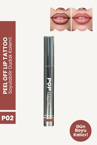 Soyulabilir Dudak Kalemi Peel-off Lip Tattoo Po2 Bordo