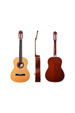Rodriguez Rc644mn Klasik Gitar 4/4 Mat Mat Cila Doğal Ahşap H
