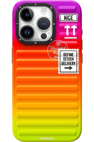 Apple Uyumlu iPhone 15 Pro Max Kılıf Youngkit The Secret Color Serisi Kapak Yeşil