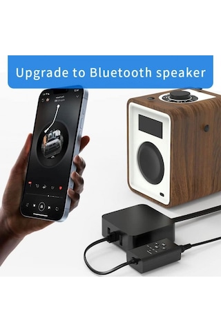 5.2 Bluetooth Ses Alıcısı Pc İçin Fiber Koaksiyel Aux Çıkışlı Dijital Dönüştürücü
