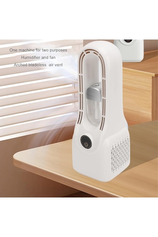 6 Kademeli Fan Hızı + Ultrasonik Nemlendirici + 3.000 Mah Batarya