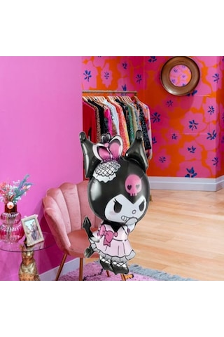 Folyo Balon Kuromi Temalı 50x78cm Doğum Günü Balonu Çok Renkli