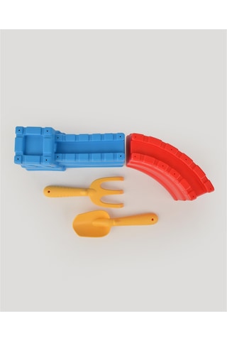 Lc Mavi Kırmızı Kale Ve Kürek Seti