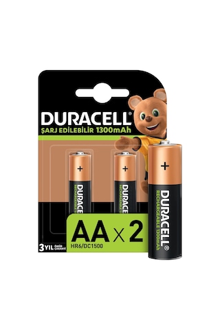 Duracell Şarj Edilebilir Aa 1300 Mah Piller 2 Li Paket