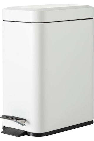 Mudo Home Boho Mono Çöp Kovası Beyaz 5lt Diğer