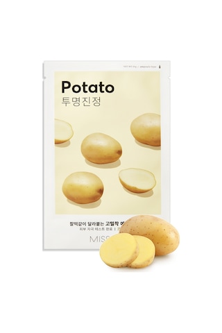 Missha Patatesli Aydınlatıcı Yaprak Maske 1 Adet Airy Fit Sheet Mask Potato