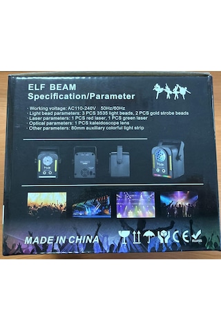 Hepu Fb-1100 Elf Beam Kumandalı Mini Disko & Parti Işığı Diğer